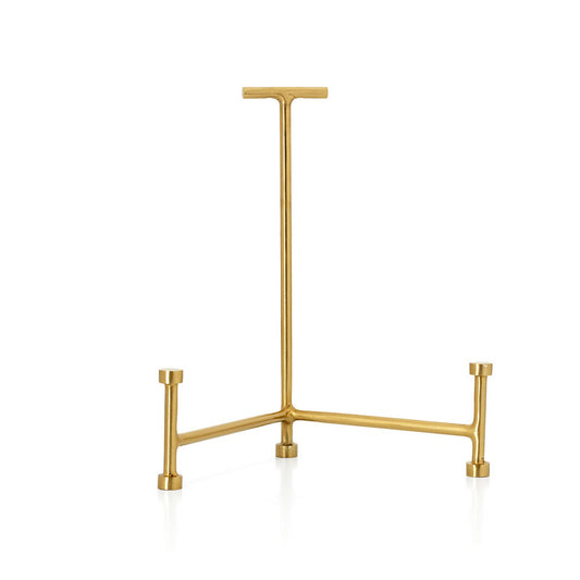 Iron Cookbook Stand - Gold Finish - Elegant Kitchen Display