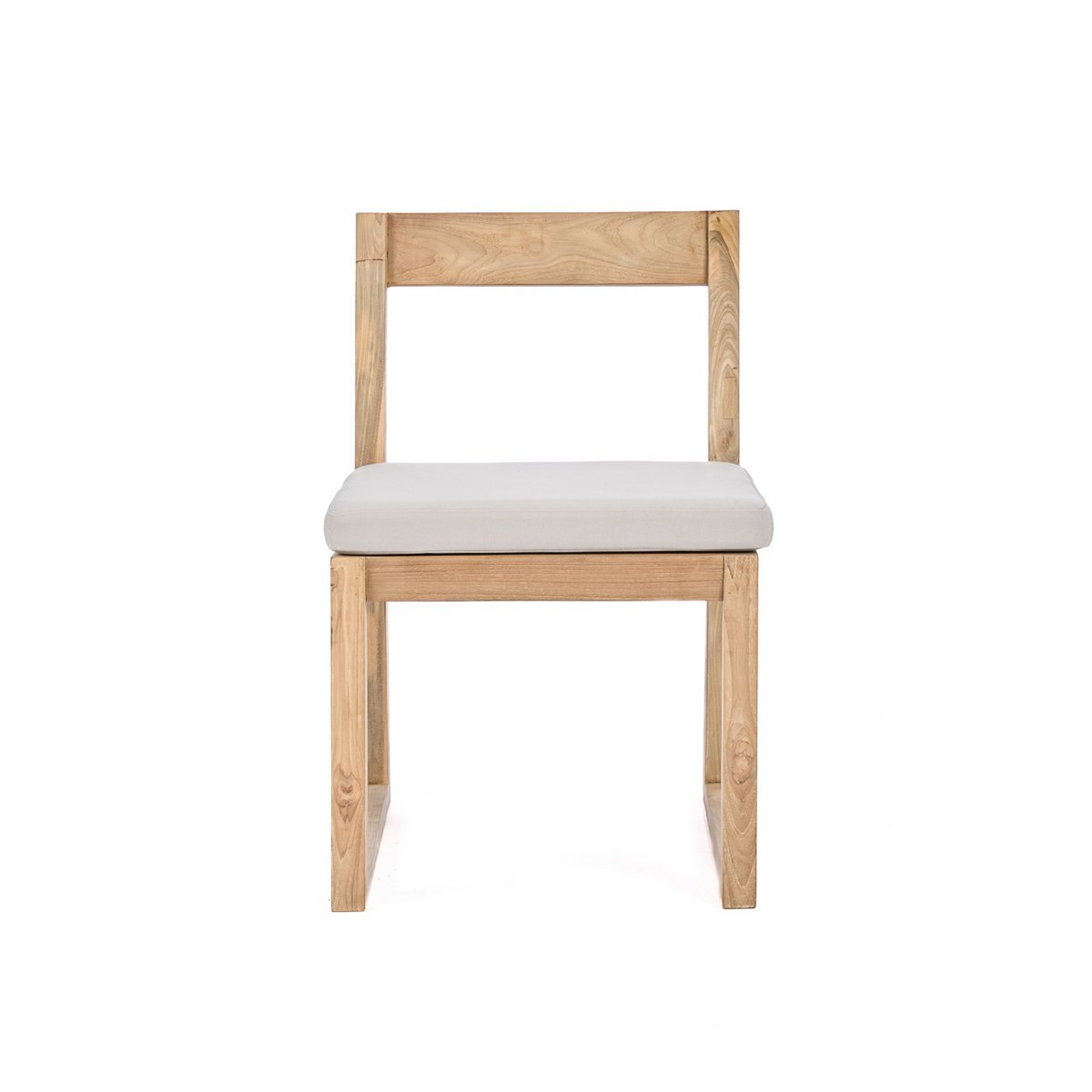 The Linear Dining Chair - Natural Grey