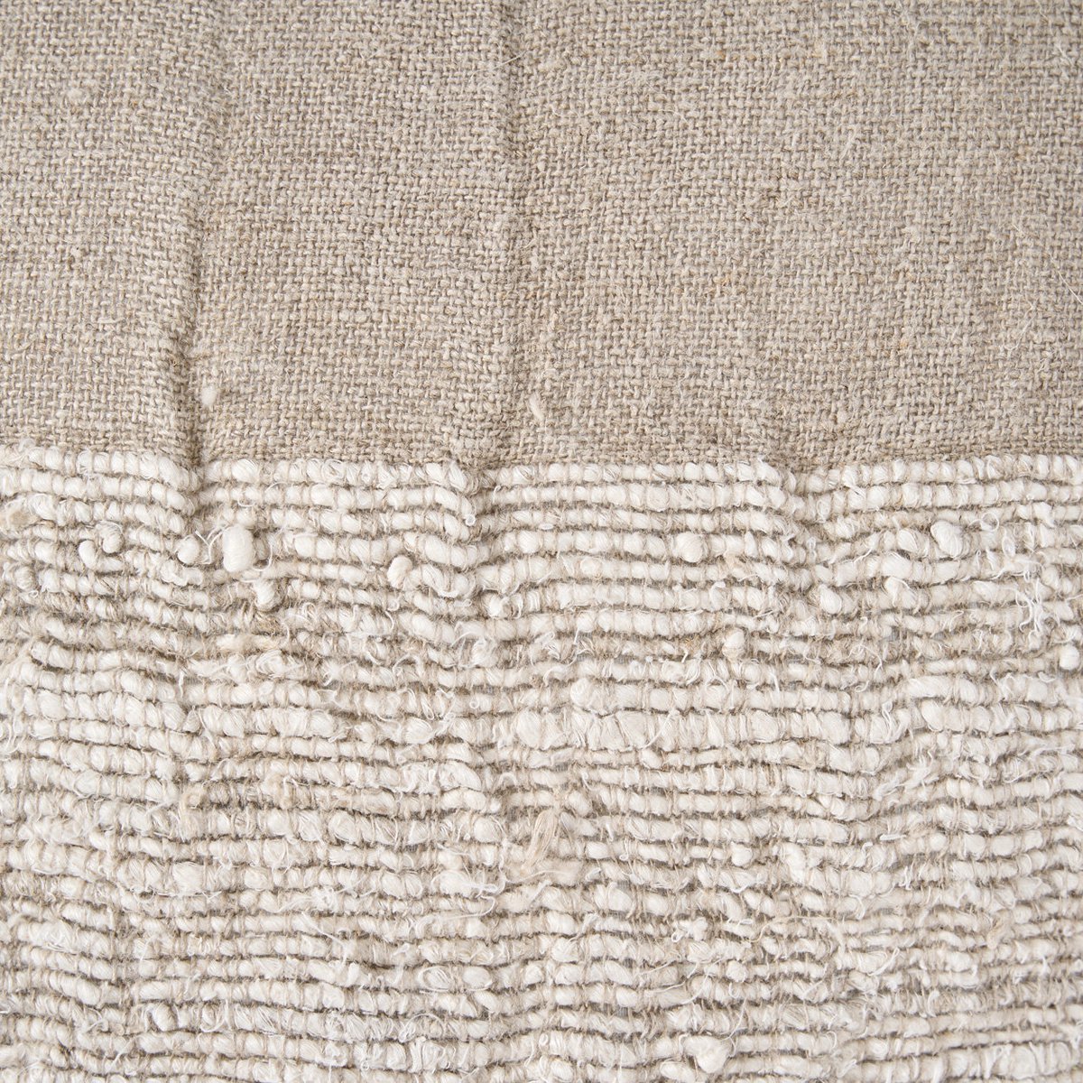 Linen Cushion Cover - Natural Handmade Pillow, 50x50