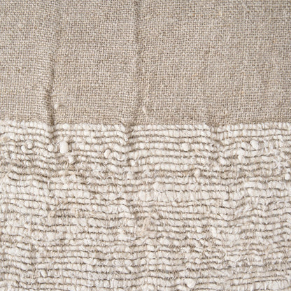 Linen Cushion Cover - Natural Handmade Pillow, 50x50
