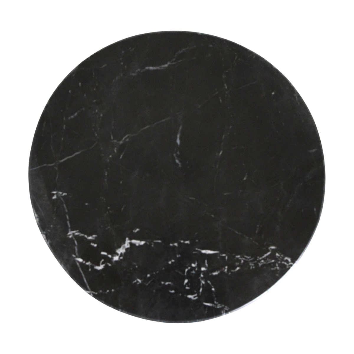 Lampung side table marble black - 40x40x50 cm