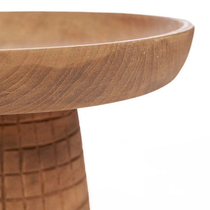 Rattan Cake Stand - Natural Woven Cake Dish for Display
