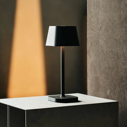 Ava Stone Grey Rechargeable Table Lamp | Stylish, Cordless Lamp & Dimmable
