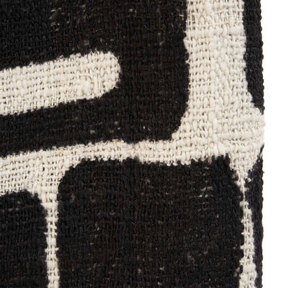 Natural Black Aztec Throw - Global Style Bed and Lounge Accent