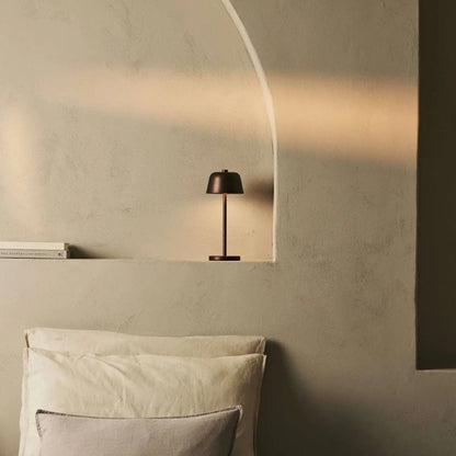 Espresso Brown Rechargeable Table Lamp | Cordless & Stylish Lighting