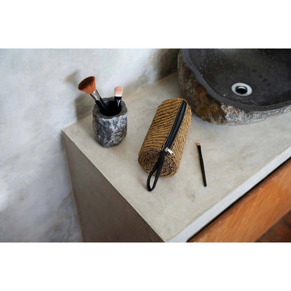 Gold Pencil Case | Makeup Brush Holder