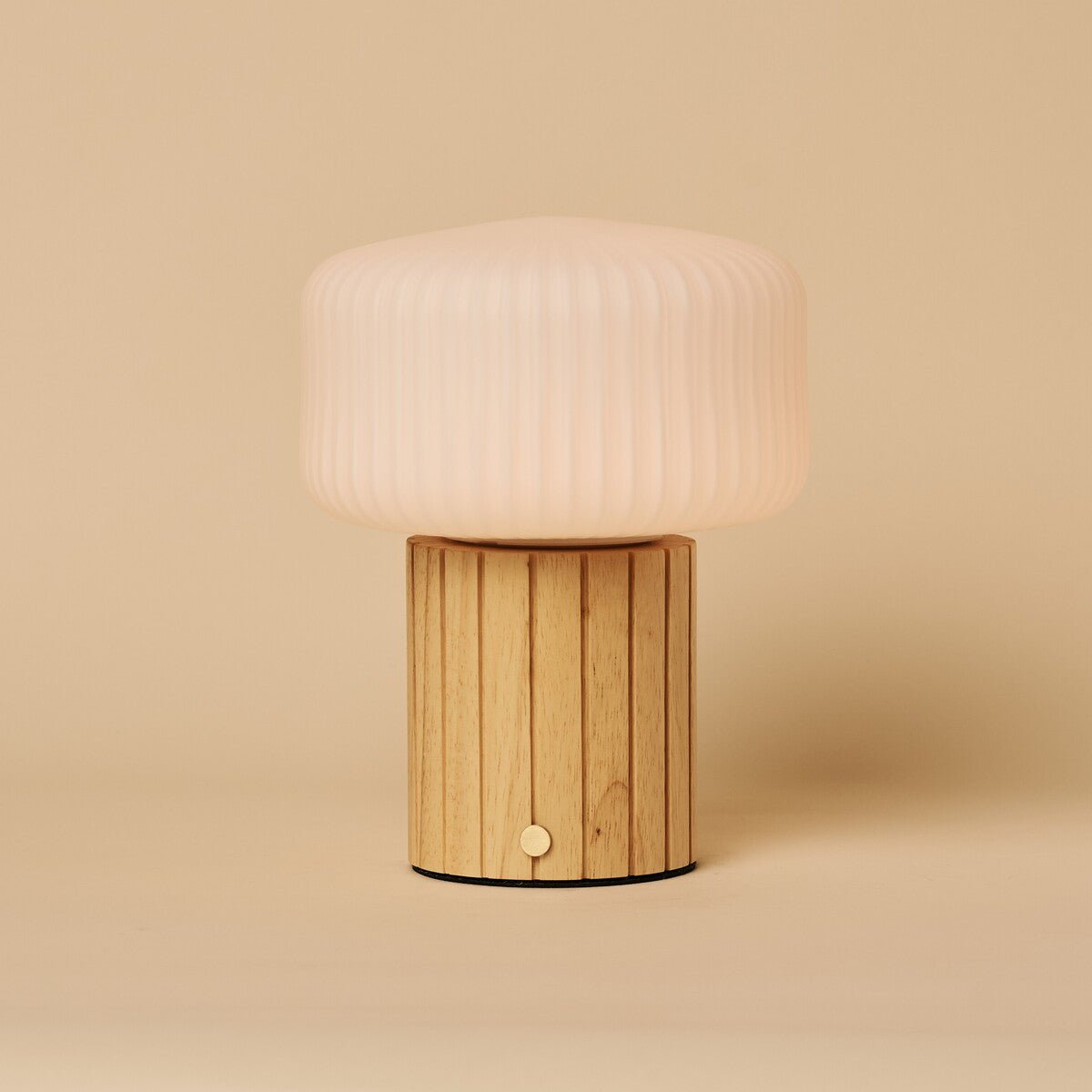 Margaux Light Brown Rechargeable Table Lamp | Stylish, Cordless & 3 Light Modes