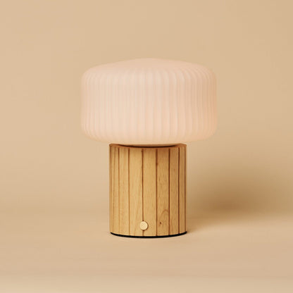 Margaux Light Brown Rechargeable Table Lamp | Stylish, Cordless & 3 Light Modes