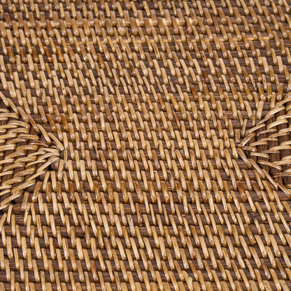 The Colonial Rectangular Placemat - Natural Brown