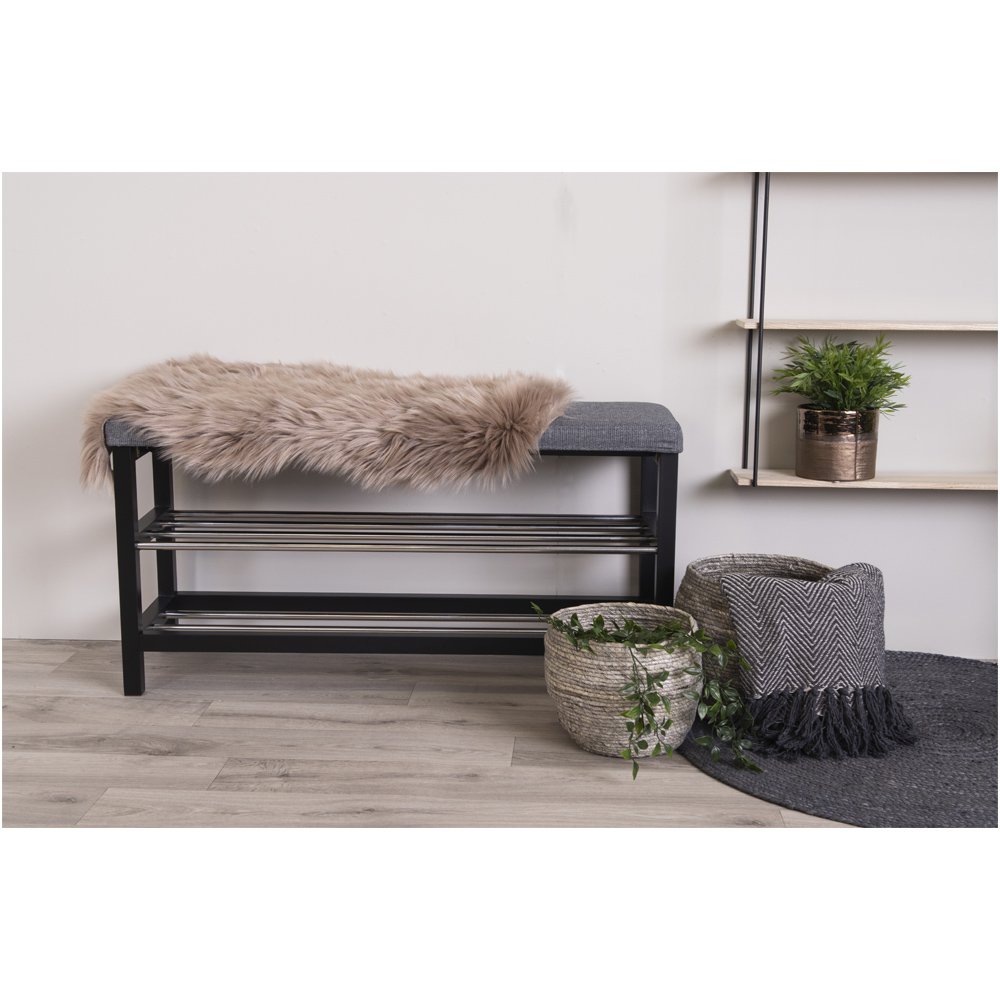 Lambskin Artificial - Light Brown, Polyester, 50x85cm