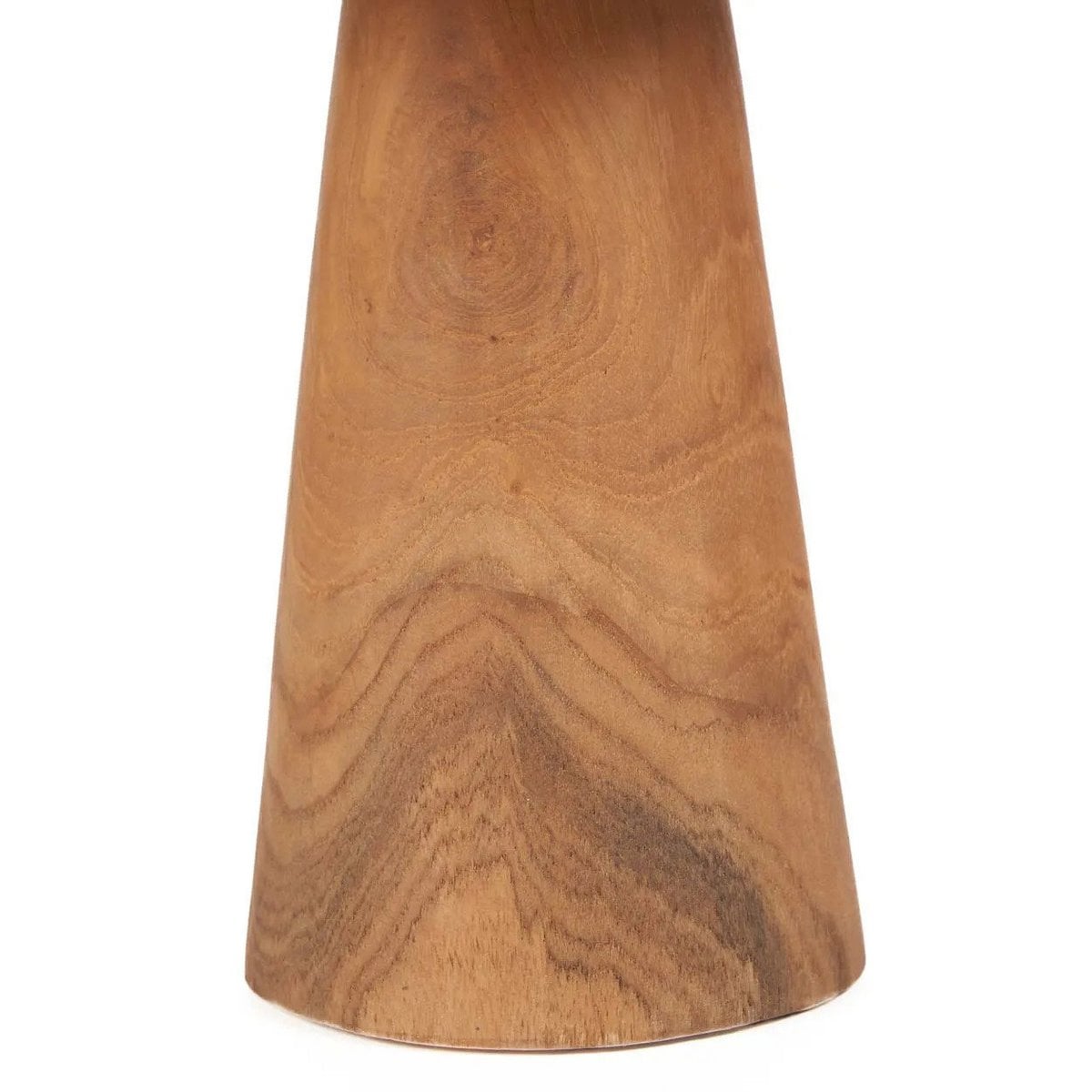 Teak Wood Cake Stand - Natural Teak Pedestal Dessert Display