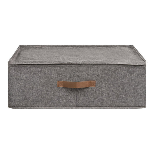 Textile Storage Basket - Dark Grey Noto Organizer, 56x47x18 cm