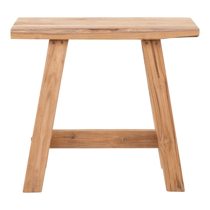 Teak Bench - Natural Wood Accent