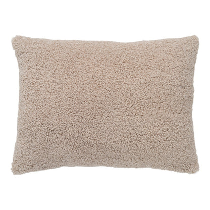 Scandinavian Bouclé Cushion – Decorative Living Room Pillow, 45x60 cm, Grey Brown