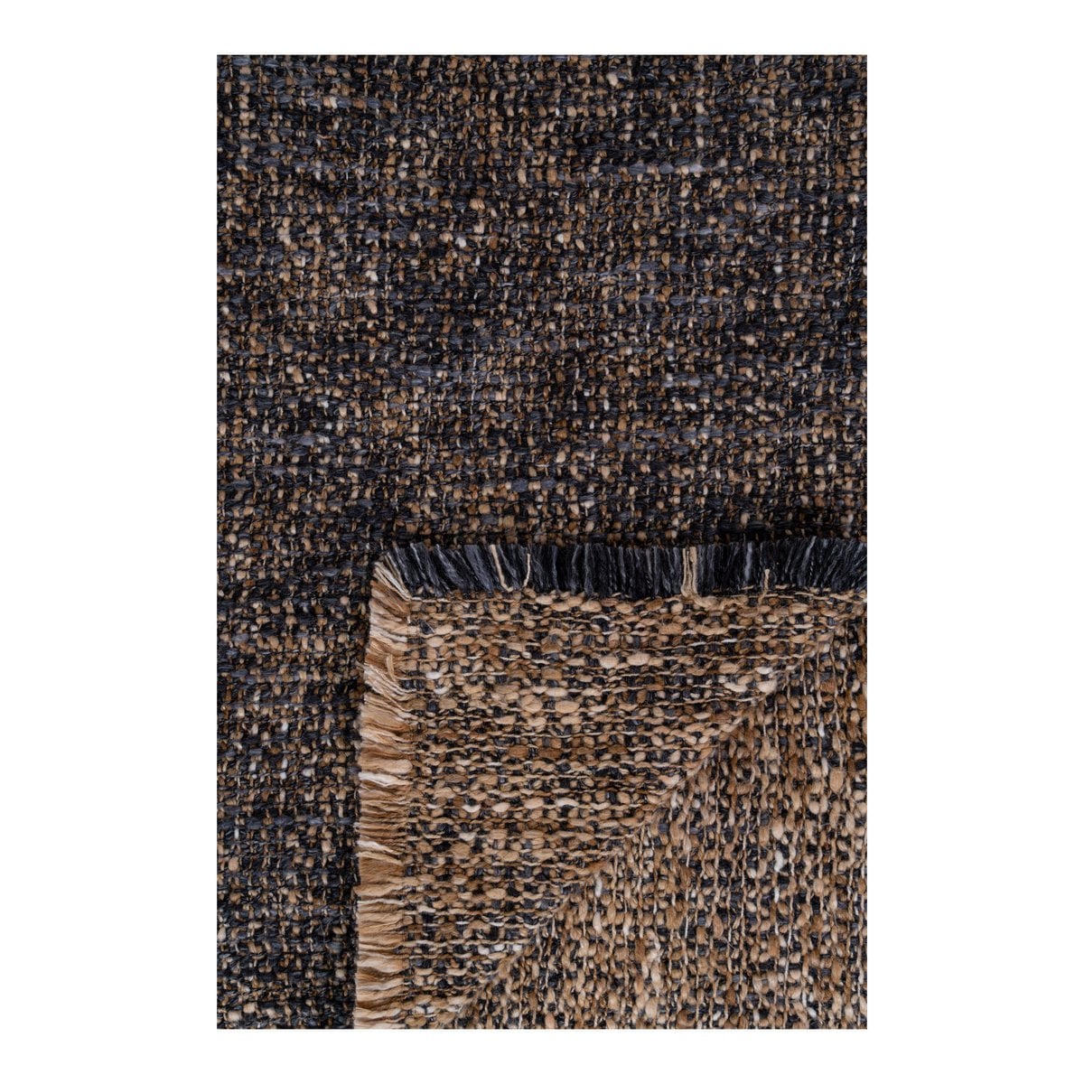 Ely Plaid - Plaid, blue/yellow, Cotton, Polyester, 130x170 cm