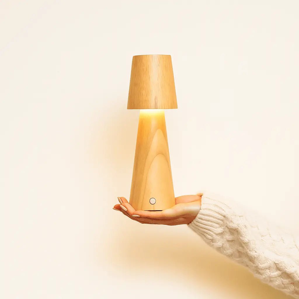 Lucas Rechargeable Table Lamp | Dimmable, Cordless & Up to 100 Hours of Battery Life