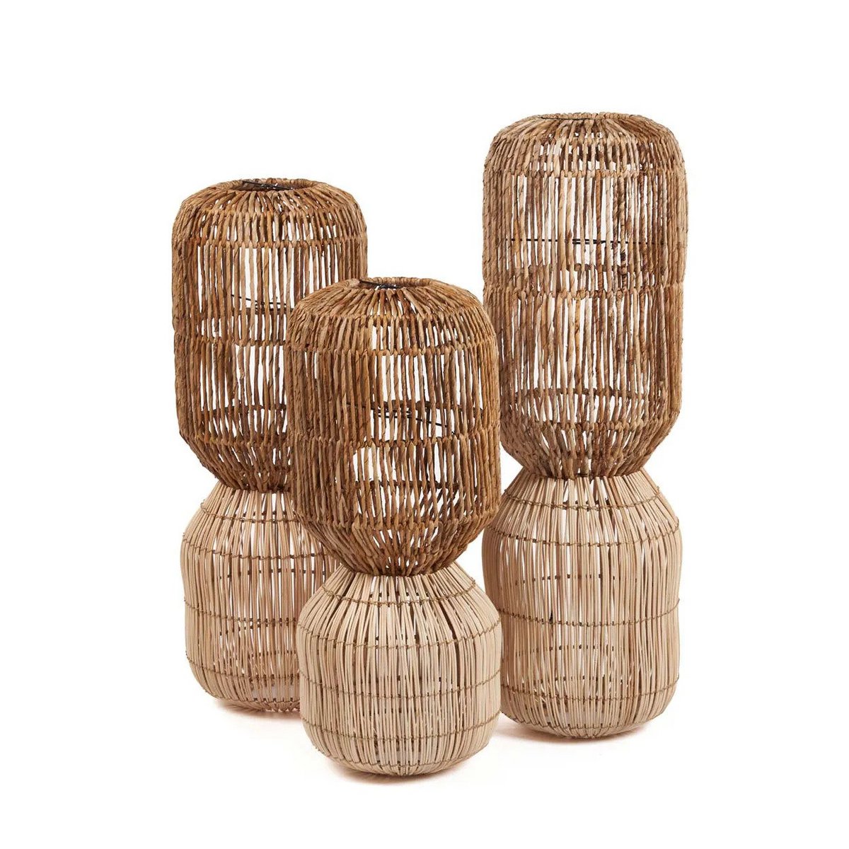Rattan Pendant Light - Natural Banana Leaf, XL Size