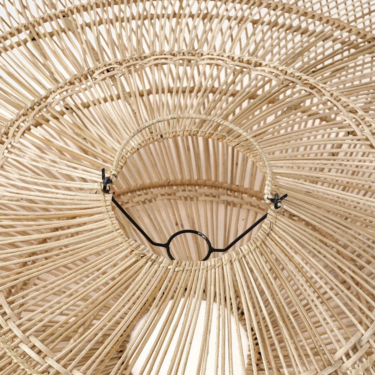 Rattan Pendant Light - Natural Macaron XL
