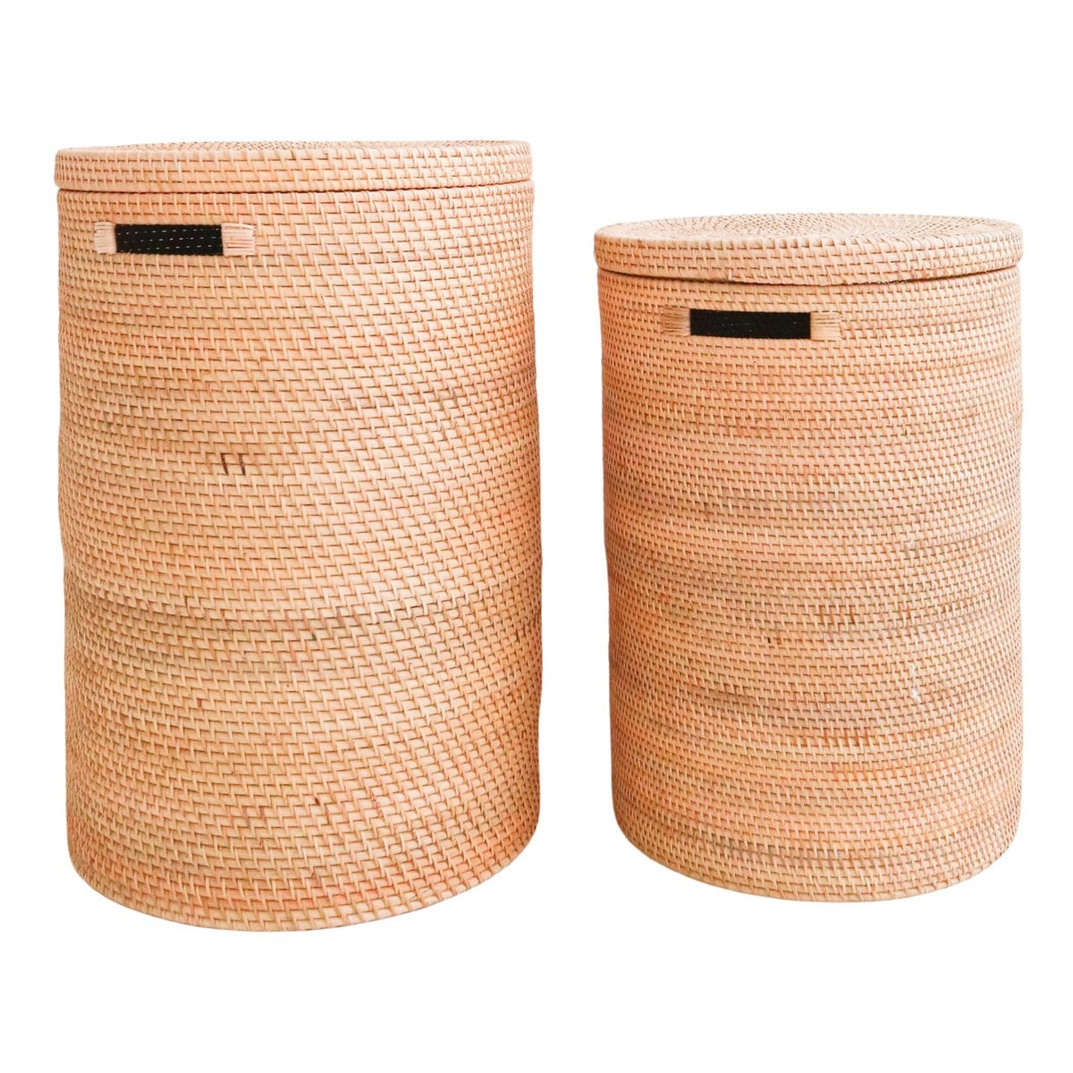 Rattan Laundry Basket with Lid – Handmade Storage Basket SARI
