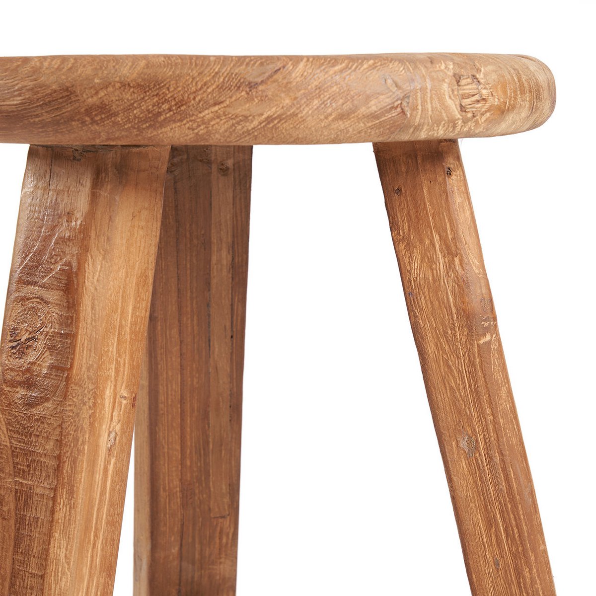 Teak Outdoor Bar Stool – Reclaimed Wood, Weather-Resistant