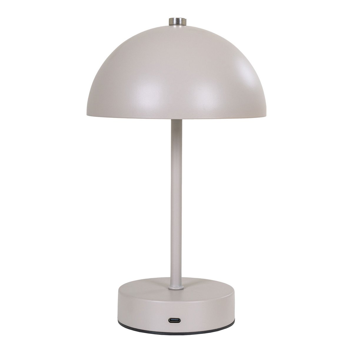 Metal LED Table Lamp - Sand, Rechargeable, Modern