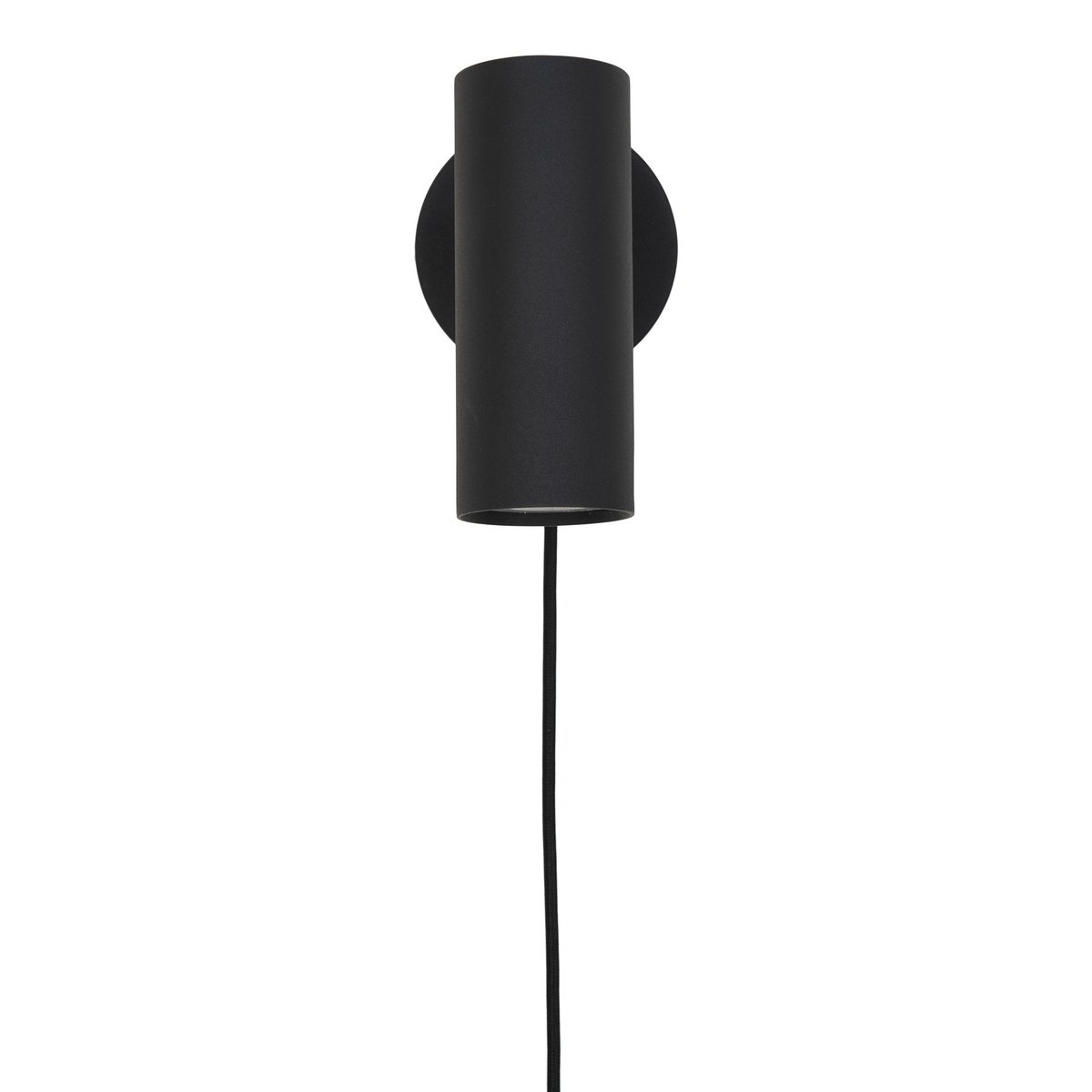 Steel Wall Lamp – Black Modern Light, 15x10x22 cm