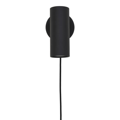 Steel Wall Lamp – Black Modern Light, 15x10x22 cm