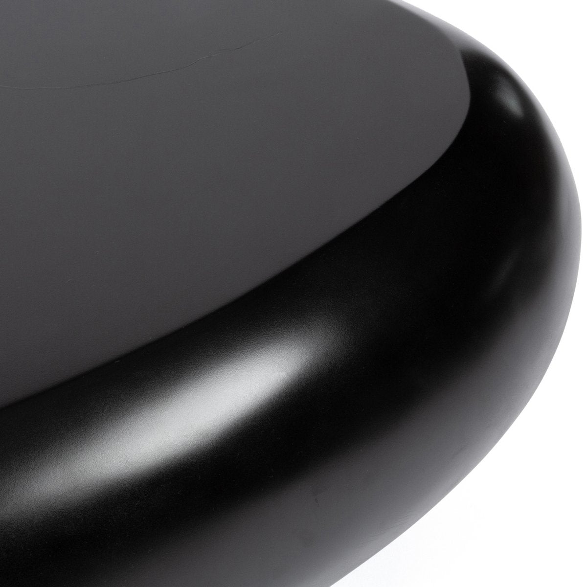 Coffee Table Black Matt - Modern Low Profile Accent