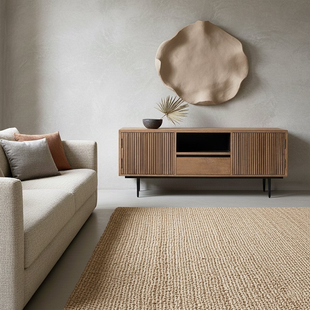 Rhythm teak TV cabinet - 140x45x55 cm