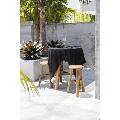 The Linen Tablecloth - Black - 150x200