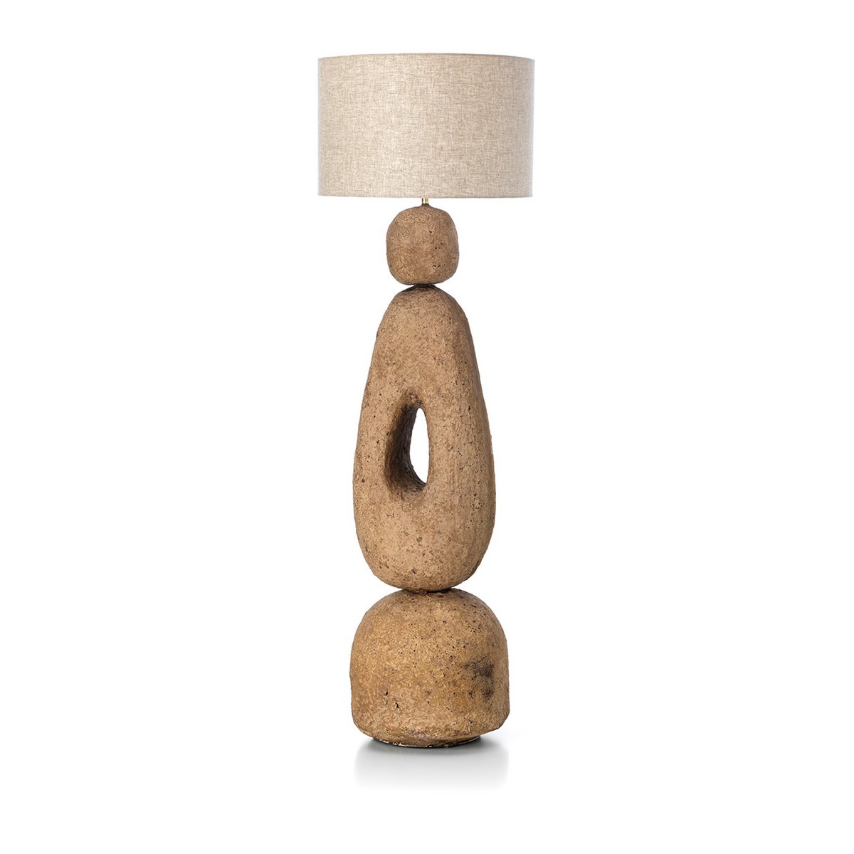 Mud Papier-Mâché Floor Lamp - Extra Large Lampatha Christie
