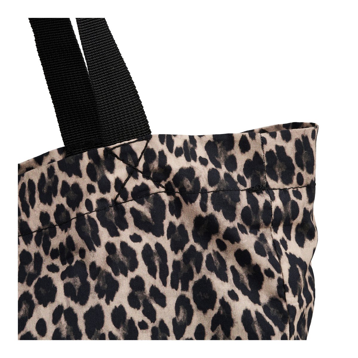Leopard Print Tote Bag - Stylish Shopping Bag, 35x39 cm