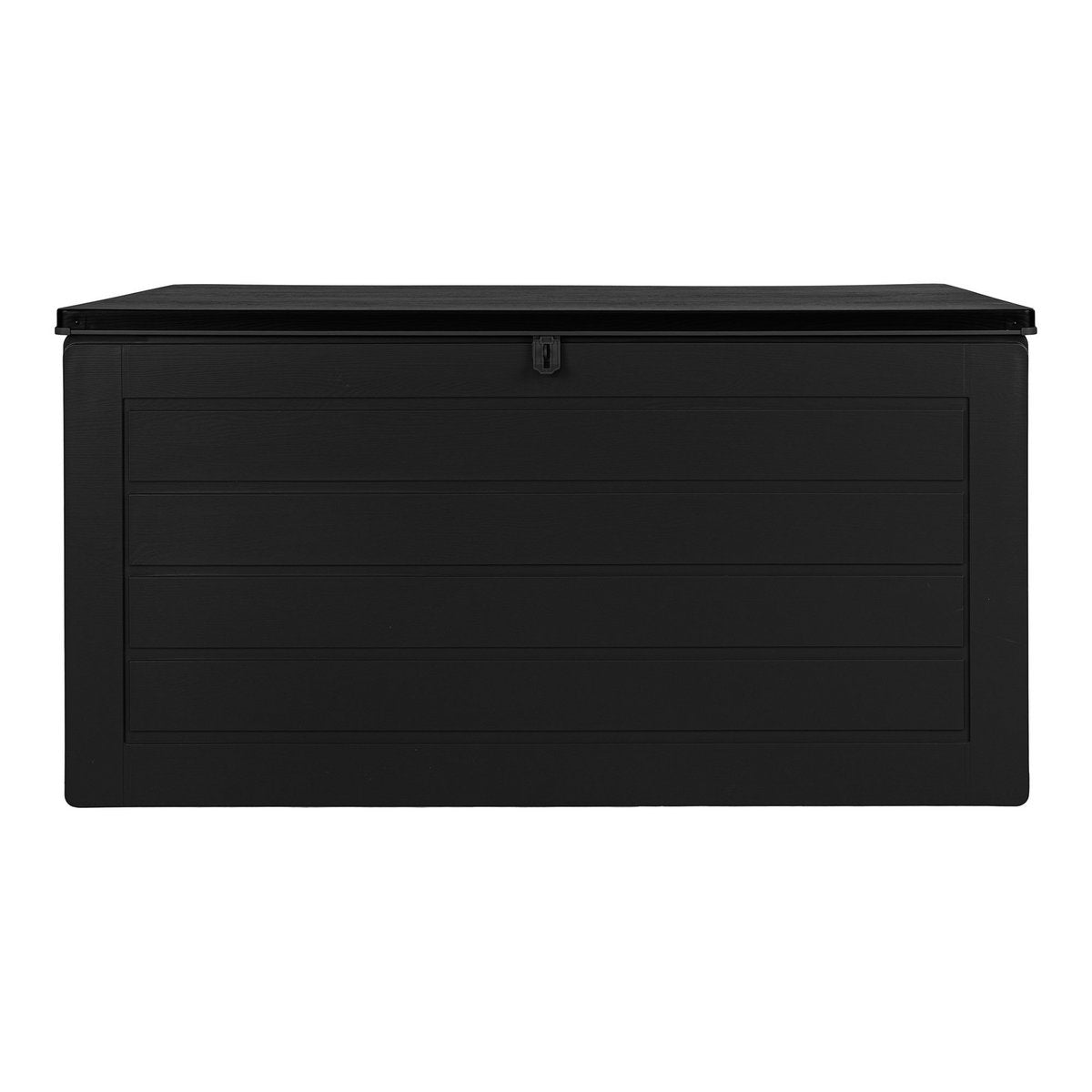 Dubrovnik Cushion Box  - Cushion Box, plastic, black, 146,5x61x64,5 cm, 490 L