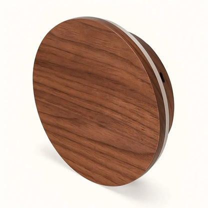 Walnut Cordless Wall Light - Rechargeable Dimmable Touch Light