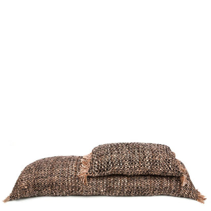 Black Copper Throw Pillow Cover - Oh My Gee - 35x100
