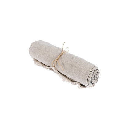 Linen Tablecloth Beige 150x150