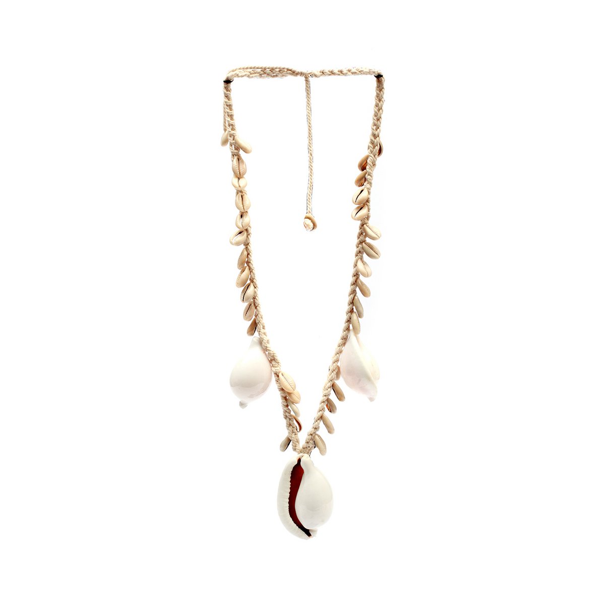 The Big White Cowrie Shell Necklace