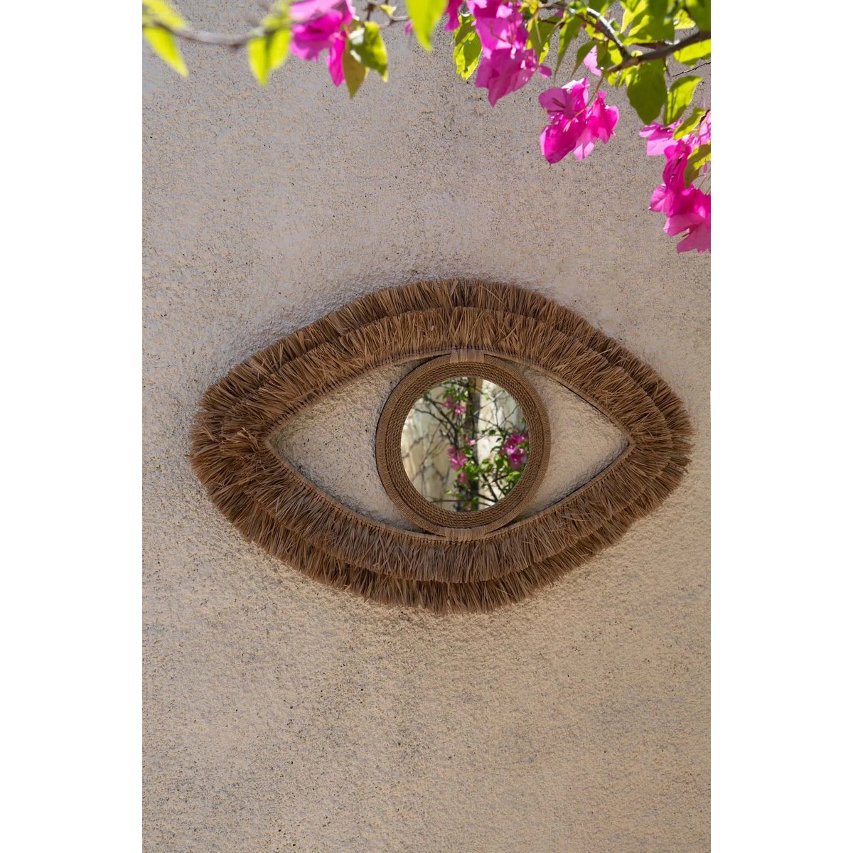 El Espejo Raffia Eye - Natural - M