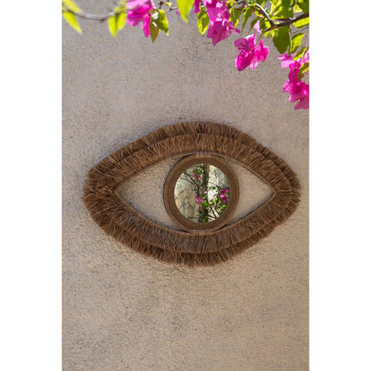 El Espejo Raffia Eye - Natural - M