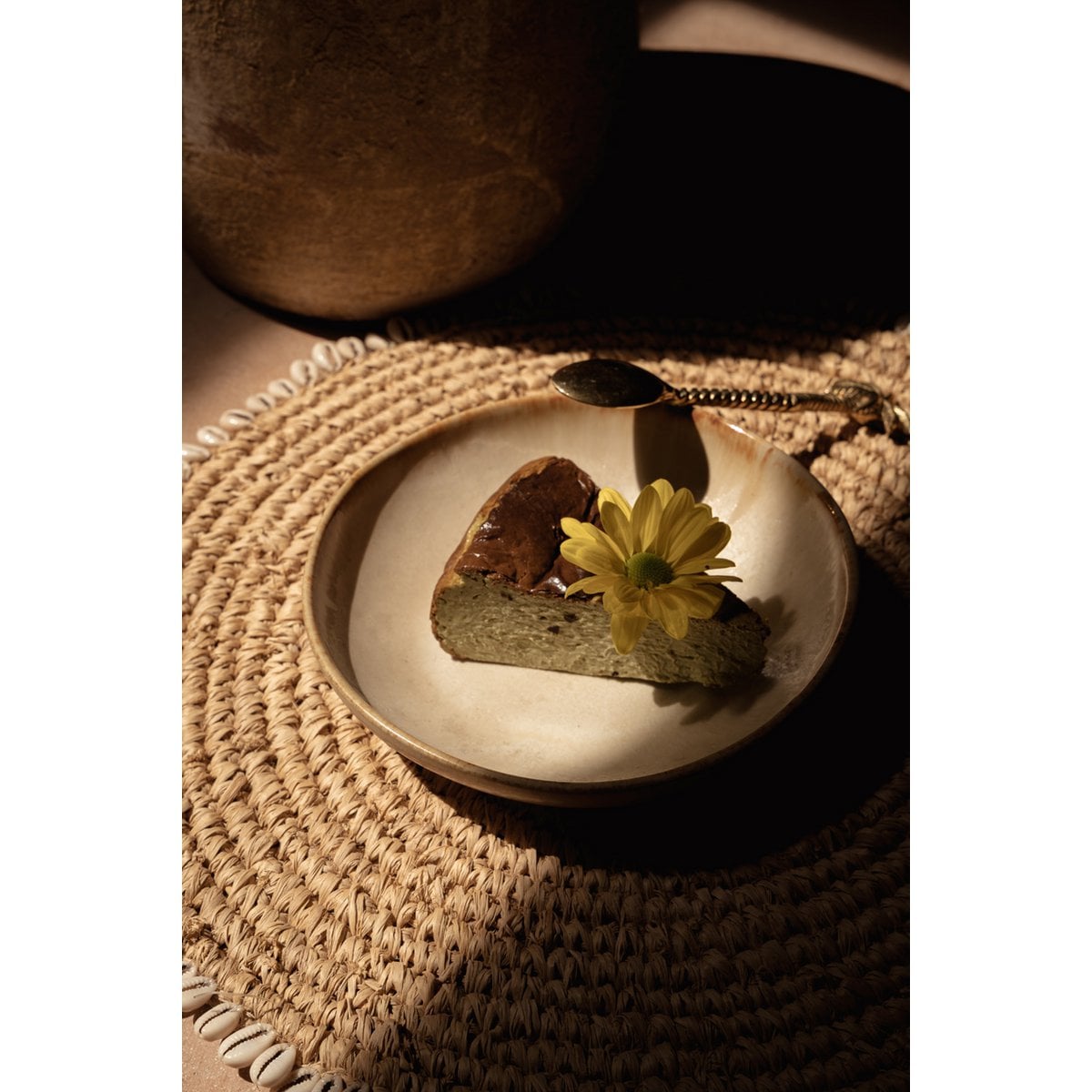Ceramic Appetizer Plate – Nordic Style Display Plate, White