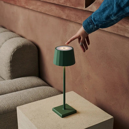 Wouter Sage Green Rechargeable Table Lamp | Wireless Charging & 120-Hour Battery Life