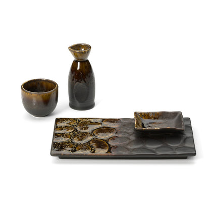 The Merapi Saké Pourer - Brown