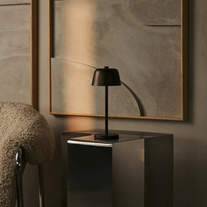 Espresso Brown Rechargeable Table Lamp | Cordless & Stylish Lighting