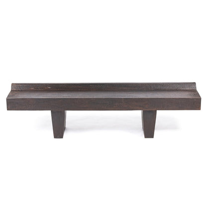 The Center Piece Bench - Dark Walnut