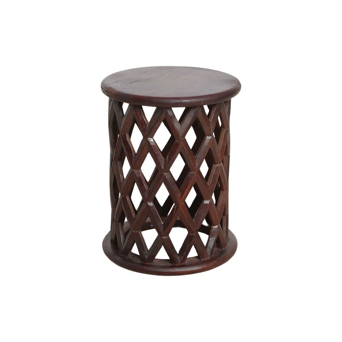 Mango Wood Stool Side Table - Palau Sustainable Design