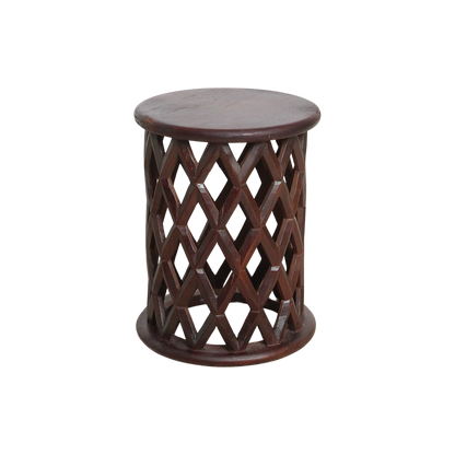 Mango Wood Stool Side Table - Palau Sustainable Design