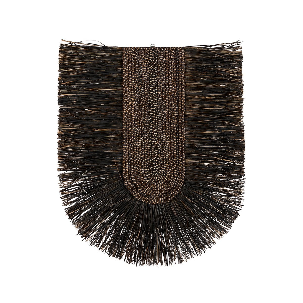 Woven Grass Wall Art Decor - Black Dada Wall Circle