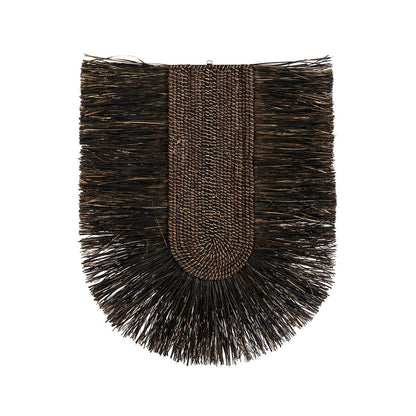 Woven Grass Wall Art Decor - Black Dada Wall Circle