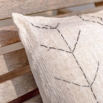 Handwoven Cotton Pillow Case – Decorative Throw Cushion, Two Sizes