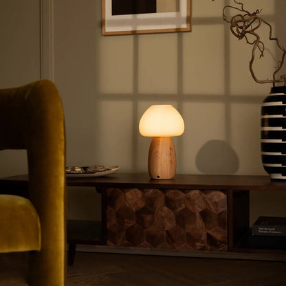 Rechargeable Bear Table Lamp - Brown Cordless Dimmable Night Light